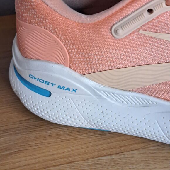 Brooks Ghost Max Shoes Women's 9.5 Coral Running Walking Gym Trainers Sneakers - Picture 10 of 14
